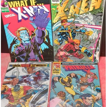 Lote 4 especiales X-Men.