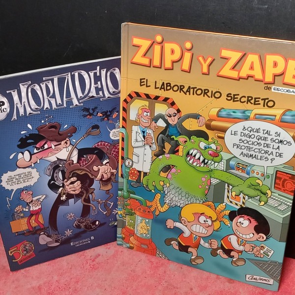 Zipi y Zape 4 el laboratorio secreto y Mortadelo top comic 29. Zipi y Zape 4 el laboratorio secreto y Mortadelo top comic 29.