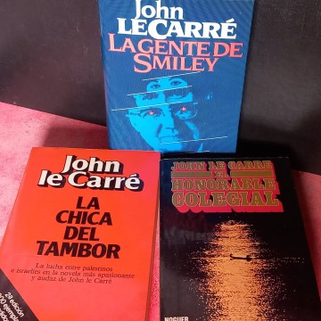 Lote 3 novelas de John Le Carré.