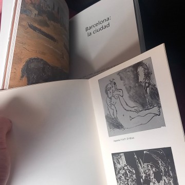 Catálogo del Museo Picasso y de su exposición de grabados.