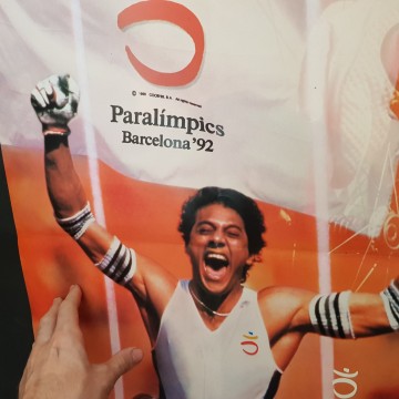 Cartel juegos paralimpicos Barcelona 92