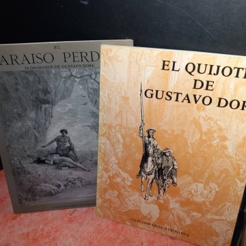 El paraíso perdido y el Quijote de Gustavo Doré.