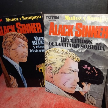 Lote 2 cómics Alack Sinner, Muñoz y Sampayo.