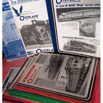 Lote 17 boletines ferroviarios The Overland Models.