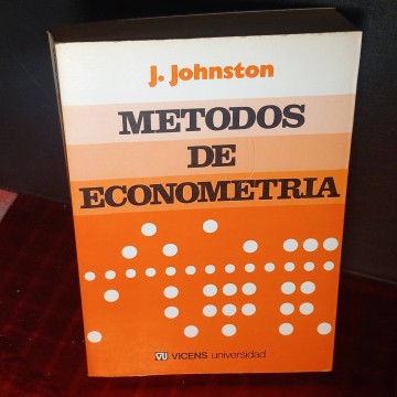 Métodos de econometría, J. Johnston.