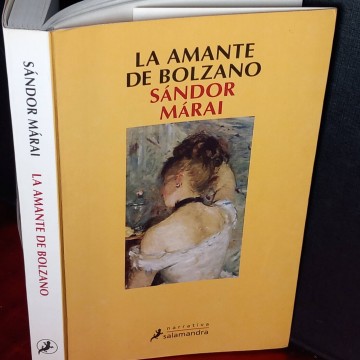 El amante de Bolzano, Sándor Márai.