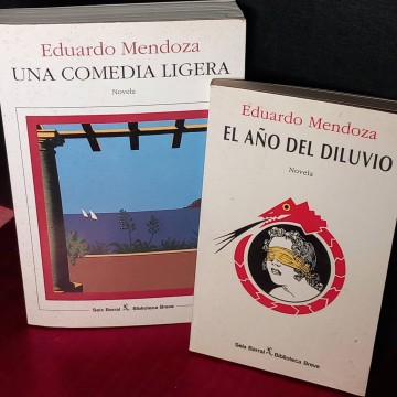 El año del diluvio y Una comedia ligera, Eduardo Mendoza.