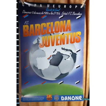 Carteles FC Barcelona antiguos copa recopa europa fútbol pósters uefa