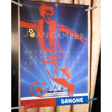 carteles fútbol club barcelona antiguos años 80 póster barça FCB