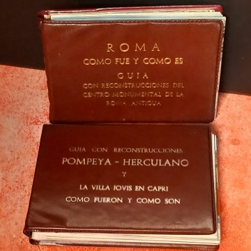 Guía con reconstrucciones de Roma, Pompeya, Herculano y Villa Jovis en Capri.