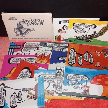 Lotería Nacional, Forges, colección de tarjetas postales Serie G.