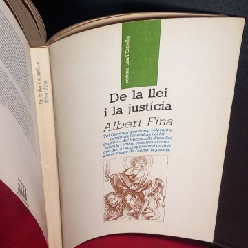 De la llei i la justícia, Albert Fina.