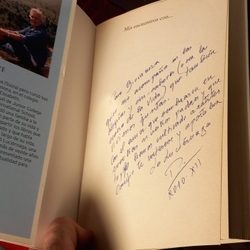 Pilar Basté, mis encuentros con... (los inicios de Luciérnaga) firmado.