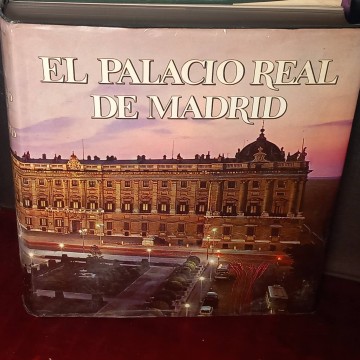 El palacio real de Madrid.