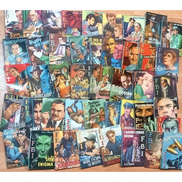 Lote 44 novelas policiacas FBI.