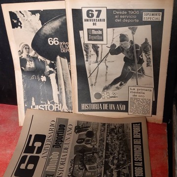 65, 66 y 67 aniversario de El Mundo Deportivo.
