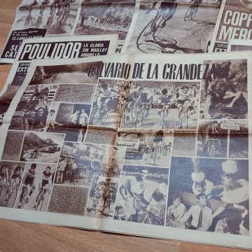 Lote 7 suplementos extra Dicen... de ciclismo.