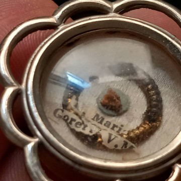 Medalla relicario santa María Goretti V.M.