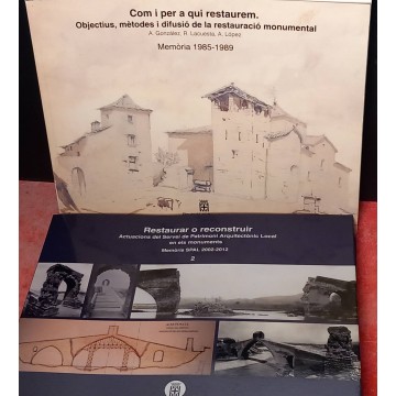 Lot 2 memòries de restauració Diputació de Barcelona.
