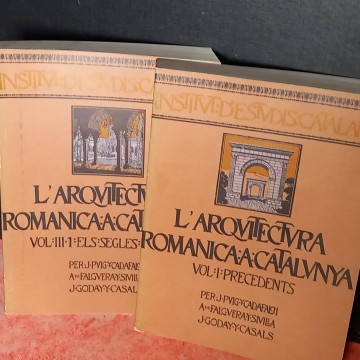 L'arquitectura romànica catalana, Josep Puig i Cadafalch.