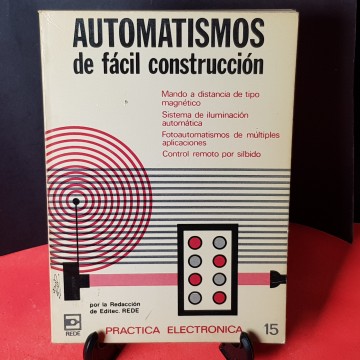 5 € libro automatismos de fácil construcción, practica electrónica