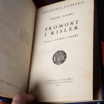 Fromont i Risler, Alfons Daudet.