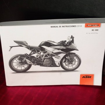 manual de instrucciones KTM RC 390.