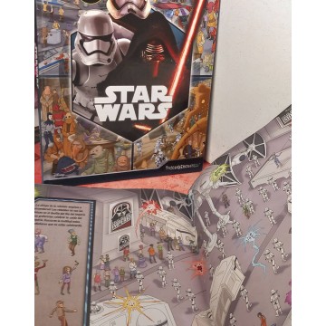Lote 2 libros Star Wars busca y encuentra.