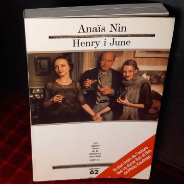 Henry i June, Anais Nin. en catala llibre llibreria barcelona
