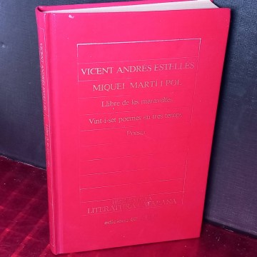 Llibre de les maravelles, Vicent Andrés Estellés llibreria barcelona