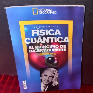 Física cuántica, el principio de incertidumbre de Heisenberg.