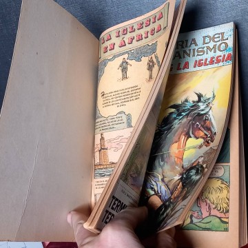 Cómic Historia del cristianismo Novaro librería libros usados