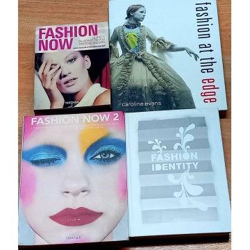 Lote 4 libros de moda (en inglés) fashion books.