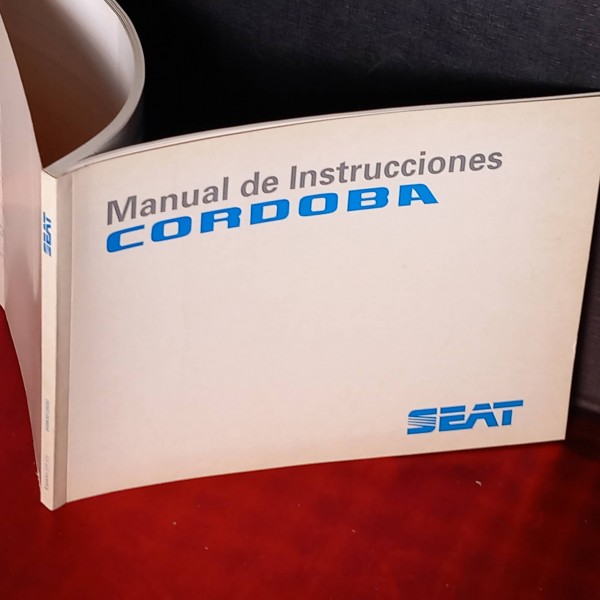 Manual de instrucciones Seat Córdoba. Manual de instrucciones Seat Córdoba.
