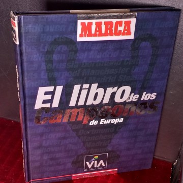 Álbum de cromos El libro de los campeones de Europa.