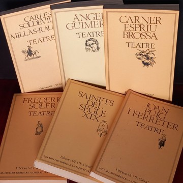 Lot 6 llibres de teatre.Car