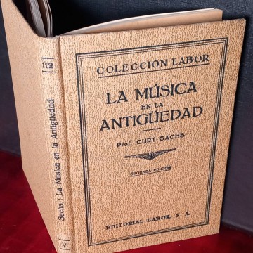 La música en la antigüedad, Curt Sachs.