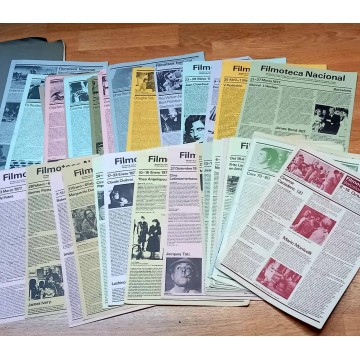 Lot 51 programes de la Filmoteca Nacional, Barcelona (en català).