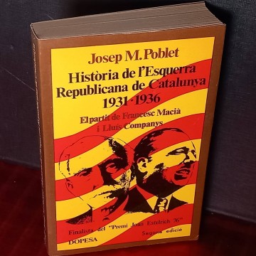Història de l'Esquerra Republicana de Catalunya, Josep M. Poblet.