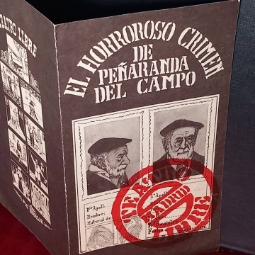 Programa de teatro El horroroso crimen de Peñarande del Campo