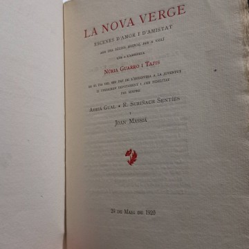La nova verge, Adrià Gual.