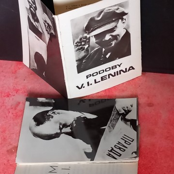 Colección de 10 postales de Lenin.