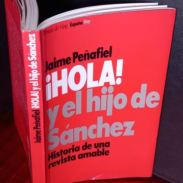 Hola! y el hijo de Sánchez, Jaime Peñafiel.