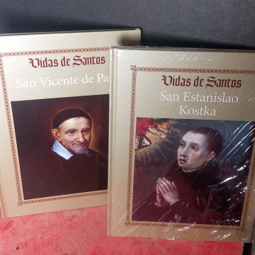 Vida de san Estanislao kostka y Vicente de Paúl.