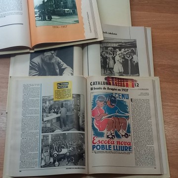 Lote 4 libros sobre Cataluña.