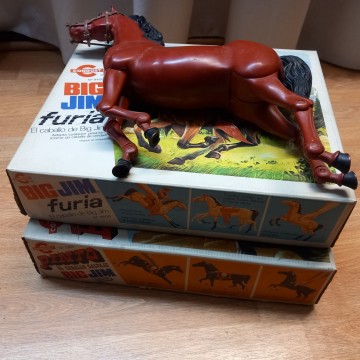 Lote 3 caballos Furia y Pinto de Big Jim.