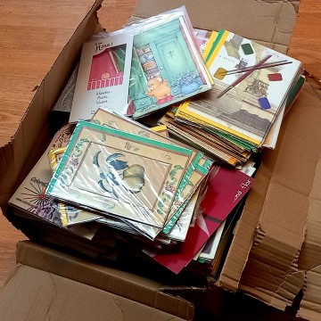GRAN LOTE TARJETAS DE FELICITACIÓN boda cumpleaños barcelona comprar