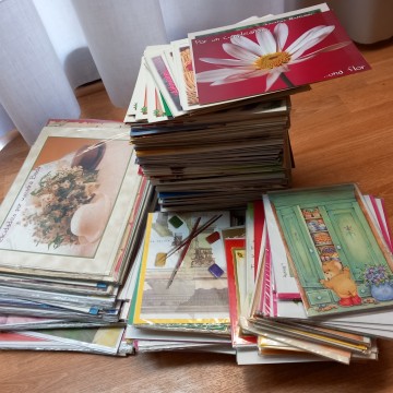 GRAN LOTE TARJETAS DE FELICITACIÓN boda cumpleaños barcelona comprar