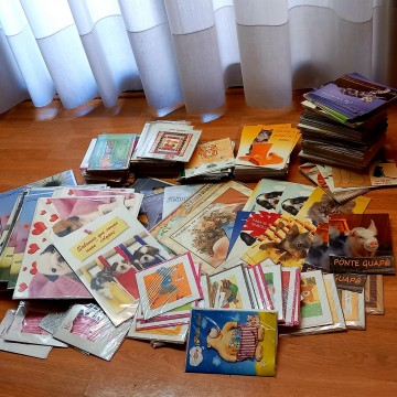 GRAN LOTE TARJETAS DE FELICITACIÓN boda cumpleaños barcelona comprar