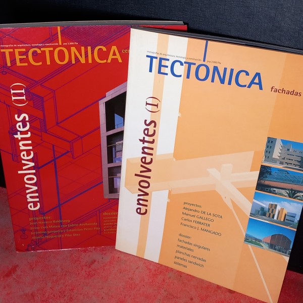 REVISTA TECTÓNICA 1 Y 2, ENVOLVENTES. REVISTA TECTÓNICA 1 Y 2, ENVOLVENTES.